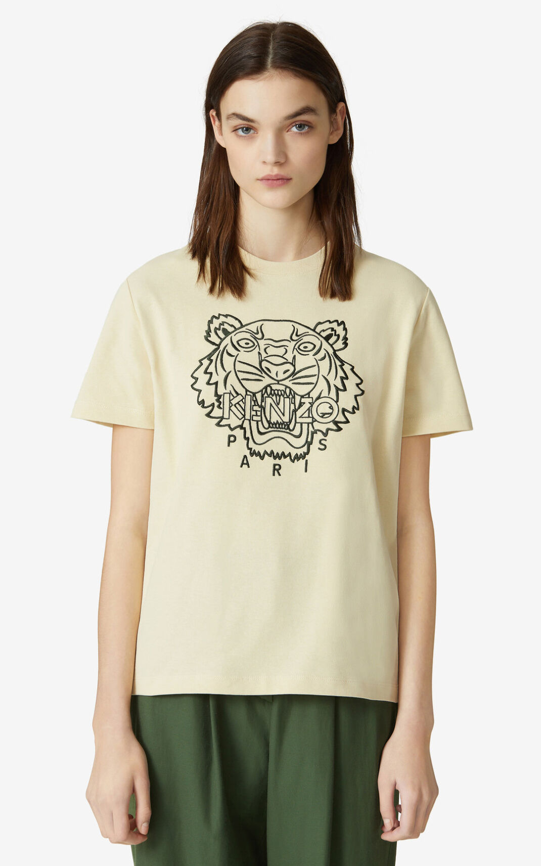 Kenzo Loose Tiger T-shirts Dame - Brune DK-576096